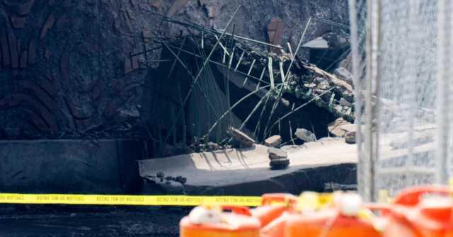 ABD'nin Philadelphia eyaletinde akaryakıt yüklü tanker patladı, yol çöktü ABD'nin Philadelphia eyaletinde akaryakıt yüklü tanker patladı, yol çöktü