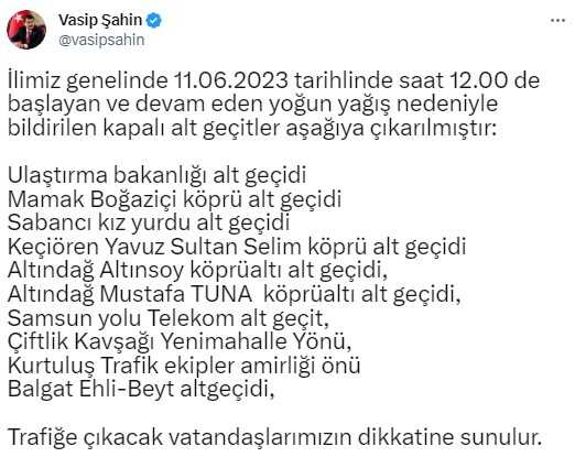 ANKARA'DA SAĞANAK NEDENİYLE METRO ŞELALEYE DÖNDÜ