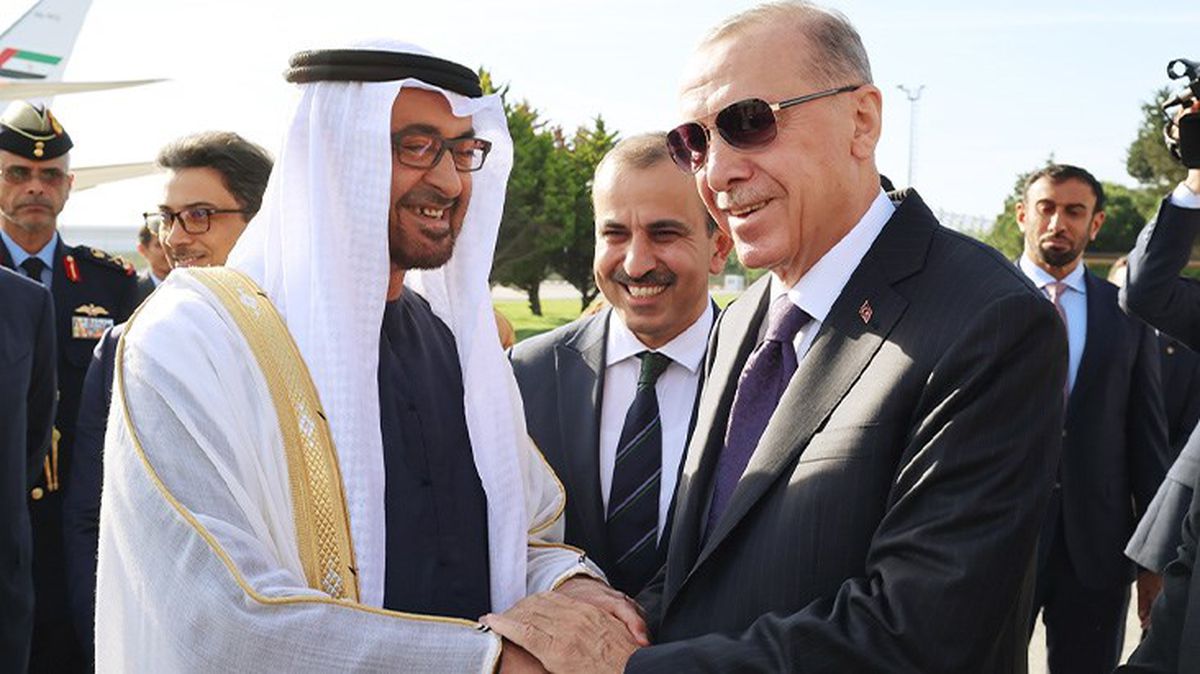 Cumhurbaşkanı Erdoğan'la görüşen BAE lideri Al Nahyan'dan Türkçe paylaşım: Ekonomik ortaklıkları ilerletmeyi konuştuk