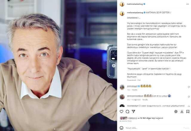 27 yıllık evlilik yasak aşk yüzünden mi bitti? Mehmet Aslantuğ hem yalanladı hem isyan etti 27 yıllık evlilik yasak aşk yüzünden mi bitti? Mehmet Aslantuğ hem yalanladı hem isyan etti