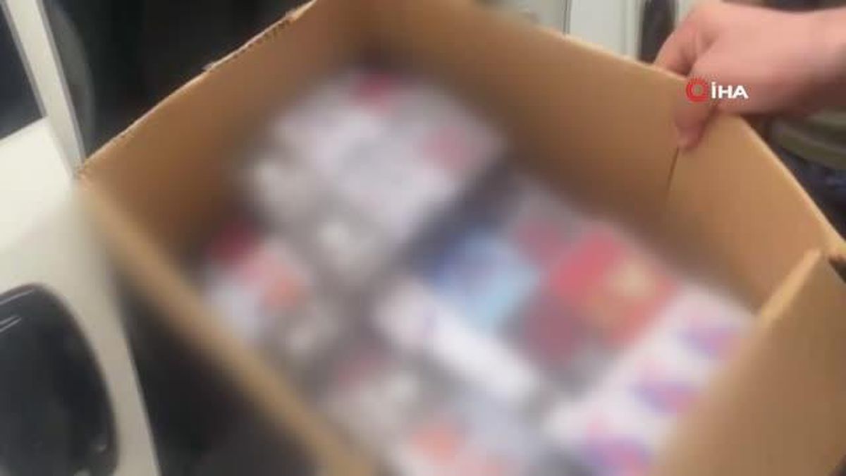 Kocaeli'de Kaçak Ürün Operasyonu: 40 Bin Makaron ve 150 Kilo Tütün Ele Geçirildi