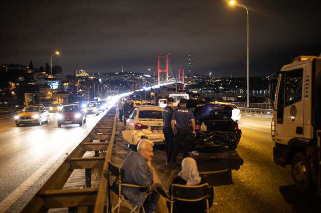 15 Temmuz Şehitler Köprüsü'nde Zincirleme Kaza