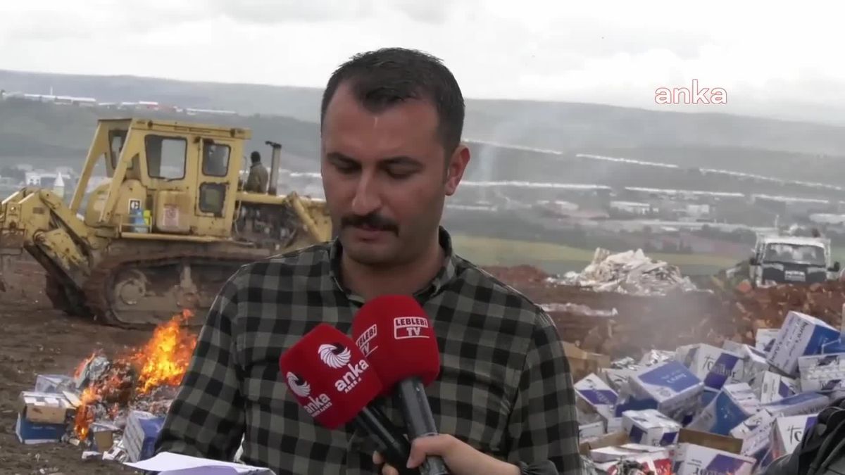 Çorum'da Piyasa Değeri 20 Milyon Olan Kaçak Sigara ve İçki İmha Edildi