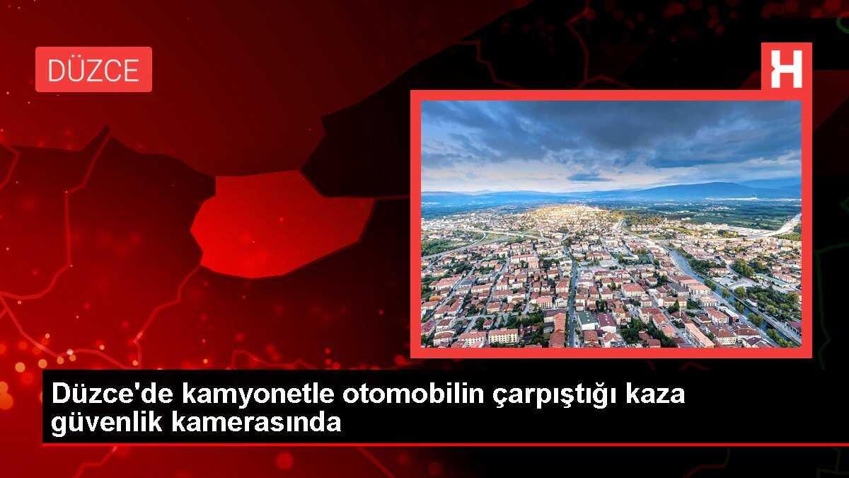 Düzce'de Kamyonetle Otomobil Çarpıştı: 2 Yaralı