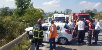 Kocaeli'de halk otobüsü kazasında otomobil sürücüsü hayatını kaybetti