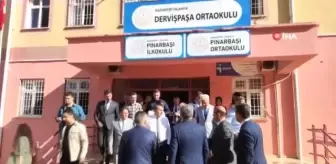 Bakan Tekin, depremzede öğrencilerle oyun oynadı