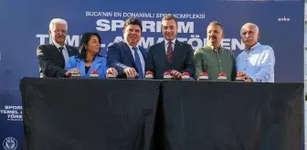 Buca Belediyesi Sporium Spor Kompleksi için temel attı