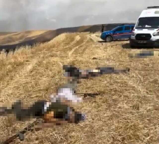 Diyarbakır'daki arazi kavgasında traktörlere isabet eden mermilerin görüntüsü dehşeti gözler önüne serdi