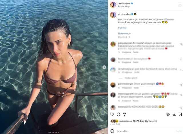 Dizisi final yapınca soluğu tatilde alan Devrim Özkan, bikinili pozlarıyla nefes kesti Dizisi final yapınca soluğu tatilde alan Devrim Özkan, bikinili pozlarıyla nefes kesti