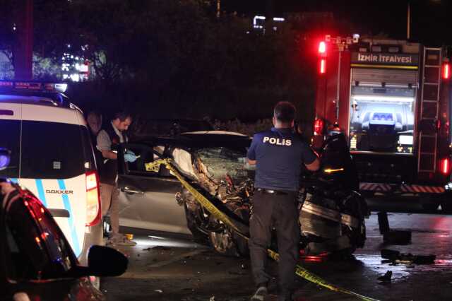 İzmir'de öldüren yarış: 1 ölü, 1'i bebek 2 yaralı