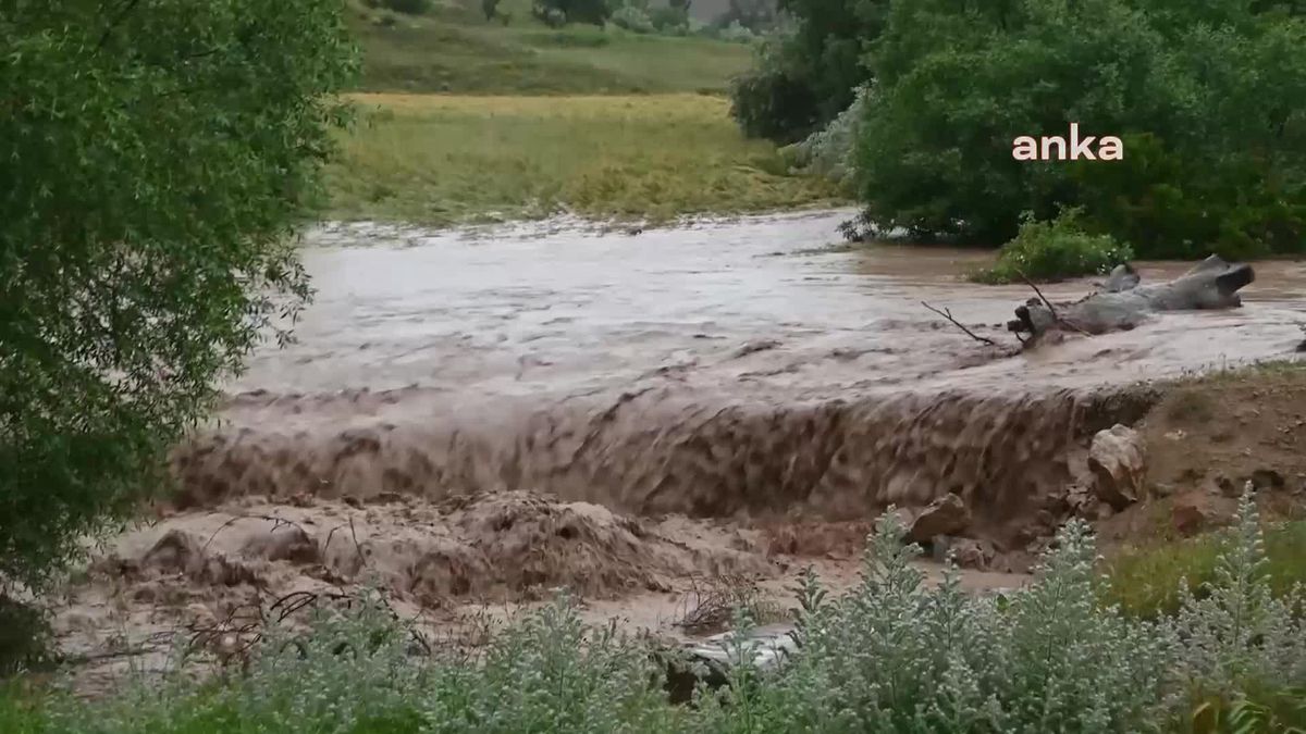 Yozgat'ta Sel Felaketi: Dereler Taştı, Ekili Alanlar Zarar Gördü