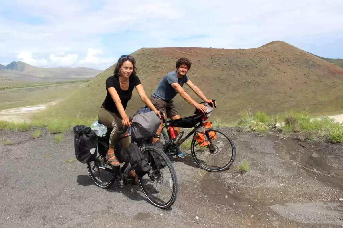 Fransız çift, bisikletleriyle dünya turunda Türkiye'de