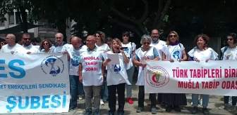Muğla'da Sağlıkçılar, Doktor Melek Bağce'nin Öldürülmesini Protesto Etti