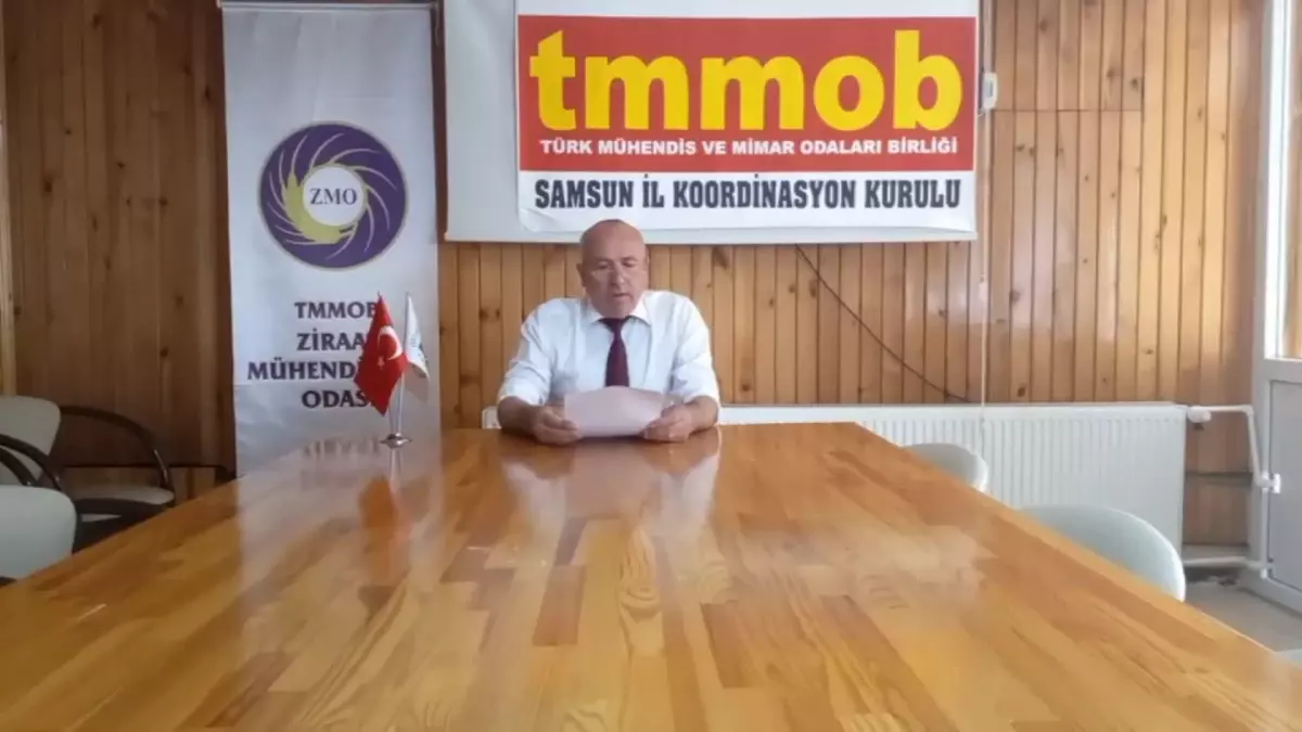 TMMOB Samsun İkk Sekreteri Kebapçı: 'Kamuda Çalışan Mühendis, Mimar ve Şehir Plancıları, Yıllardır Verilmeyen Haklarını İstiyor'