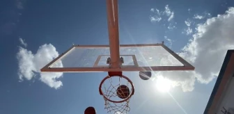Şanlıurfa'da BİDEV Basketbol Projesi kapsamında okula saha açılışı yapıldı