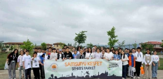 Samsun'u Keşfet Şehrini Fark Et Projesi ile Gençler Şehri Keşfediyor