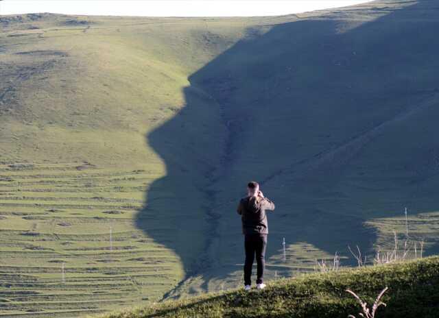 Ardahan'da Atatürk Silüeti Yine Görülmeye Başlandı Ardahan'da Atatürk Silüeti Yine Görülmeye Başlandı