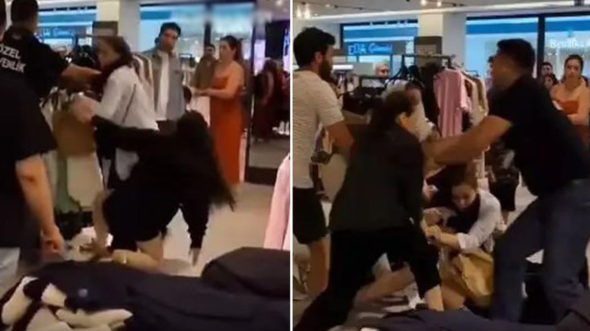 Bu kadarına da pes! Tek kalan ürün için mağazada birbirlerine girdiler