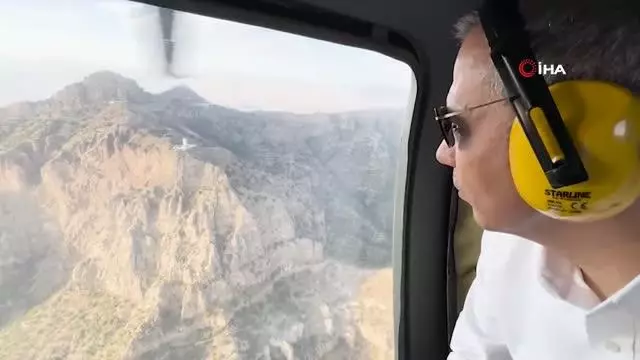 Bakan Yerlikaya''dan Şırnak''ın yüksek dağlarında terörle mücadele paylaşımı