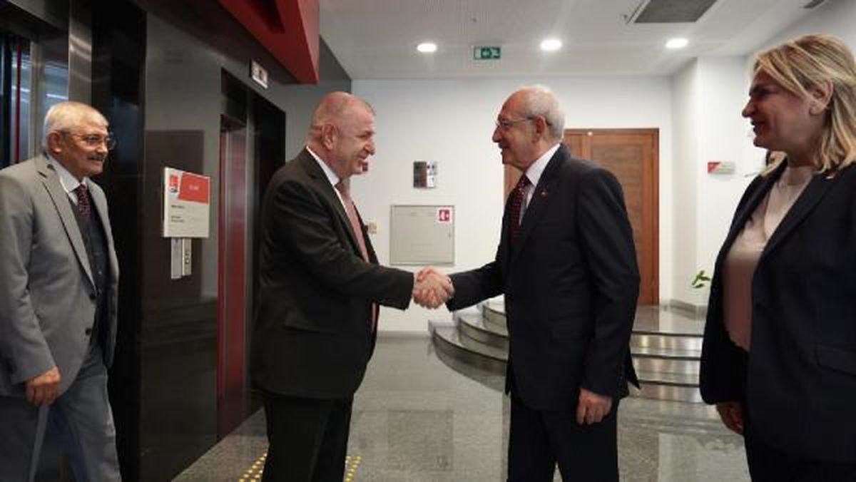 Kılıçdaroğlu, Zafer Partisi Genel Başkanı Ümit Özdağ ile Görüştü