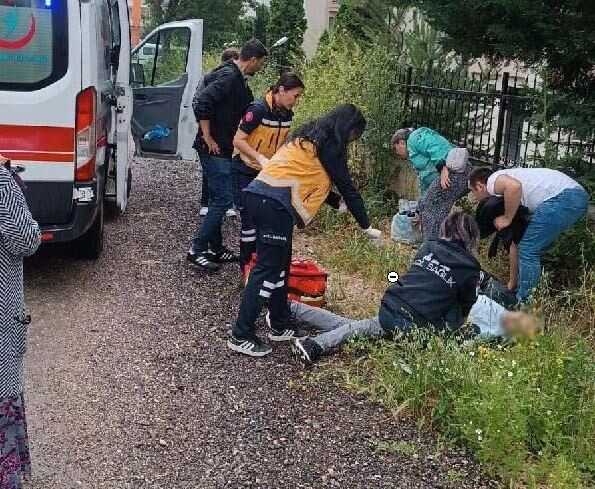 Polis memuru sokak ortasında kanlar içinde bulundu