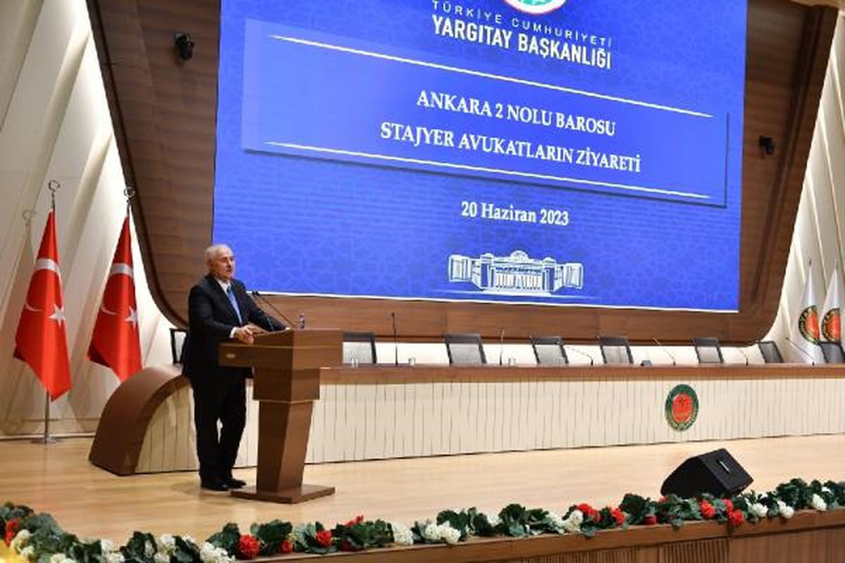 Ankara 2 No'lu Barosu stajyer avukatları Yargıtay Başkanlığı'na ziyarette bulundu