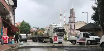 Asarcık'ta sağanak etkili oldu