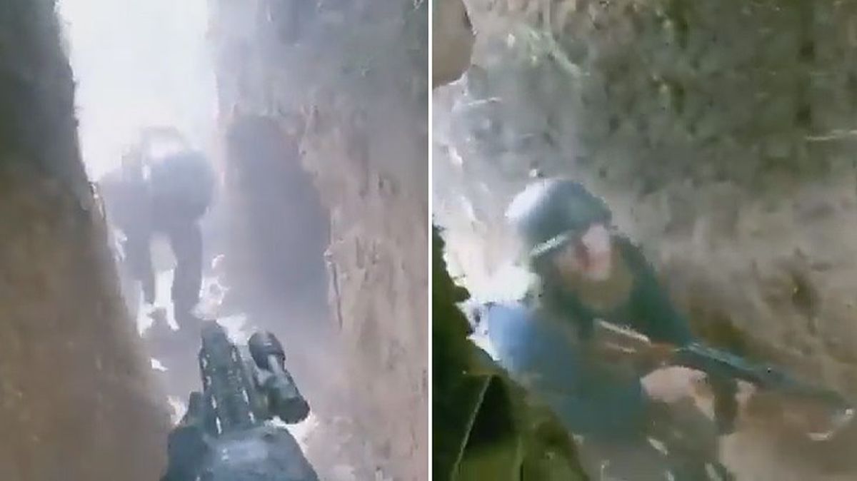 Film sahnesi gibi! Sipere giren Ukraynalı asker, önüne çıkan herkesi vurarak öldürdü