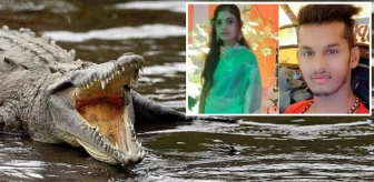 Hindistan'da baba, kızını ve sevgilisini öldürüp cesetlerini timsah dolu nehire attı