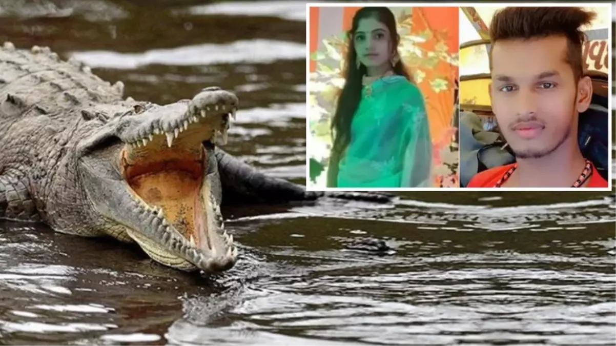 Hindistan'da baba, kızını ve sevgilisini öldürüp cesetlerini timsah dolu nehire attı