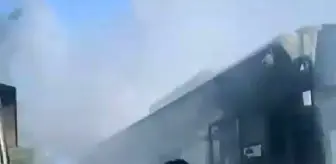 Sarıyer'de İETT Otobüsünde Yangın Çıktı