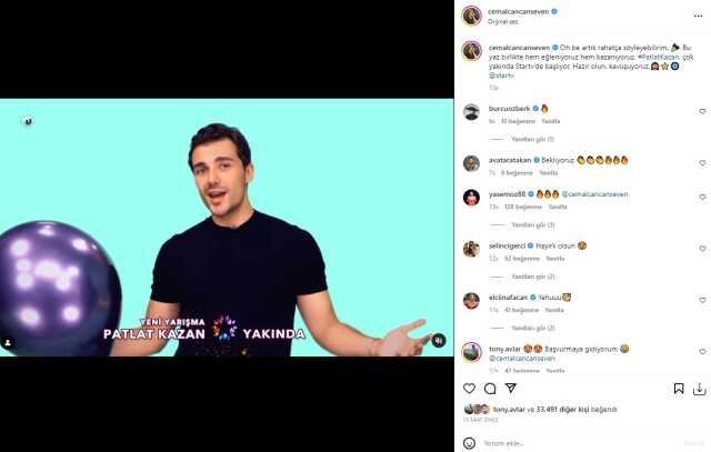 Survivor şampiyonu Cemal Can Canseven, Patlat Kazan yarışmasının sunuculuğunu yapacak Survivor şampiyonu Cemal Can Canseven, Patlat Kazan yarışmasının sunuculuğunu yapacak