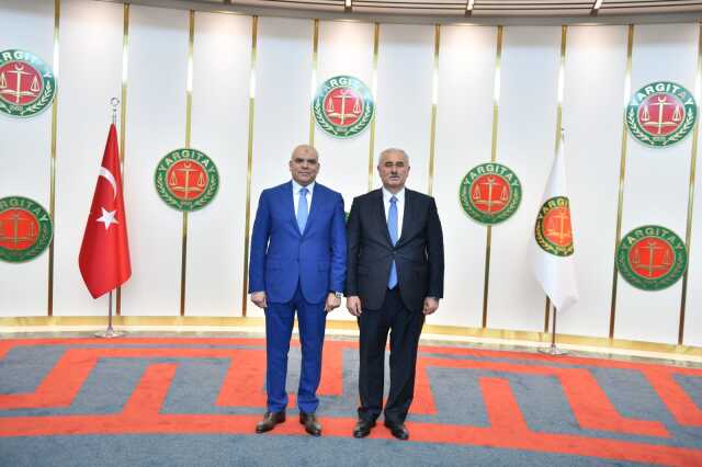 Yargıtay Başkanı Akarca, Cezayir Cumhuriyeti Yüksek Yargı Okulu Müdürü Djadi'yi kabul etti