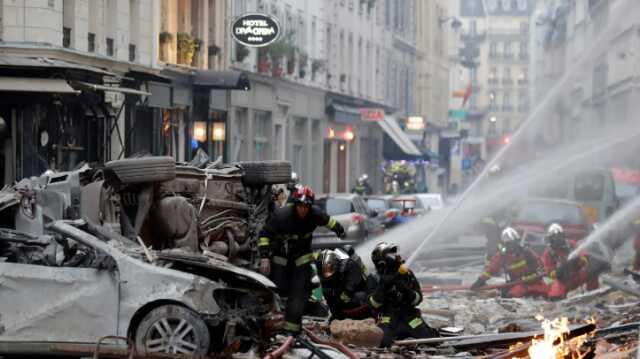 Fransa'nın başkenti Paris'te doğal gaz patlaması! 4 yaralı var