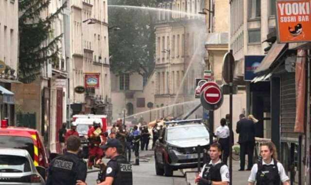 Fransa'nın başkenti Paris'te doğal gaz patlaması! 4 yaralı var