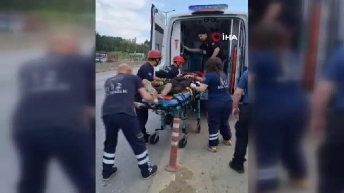 Kartal'da Kontrolden Çıkan Otomobil Su Kanalına Uçtu: 1 Yaralı