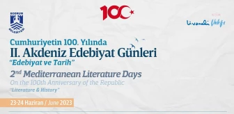 2. Akdeniz Edebiyat Günleri Yarın Başlıyor