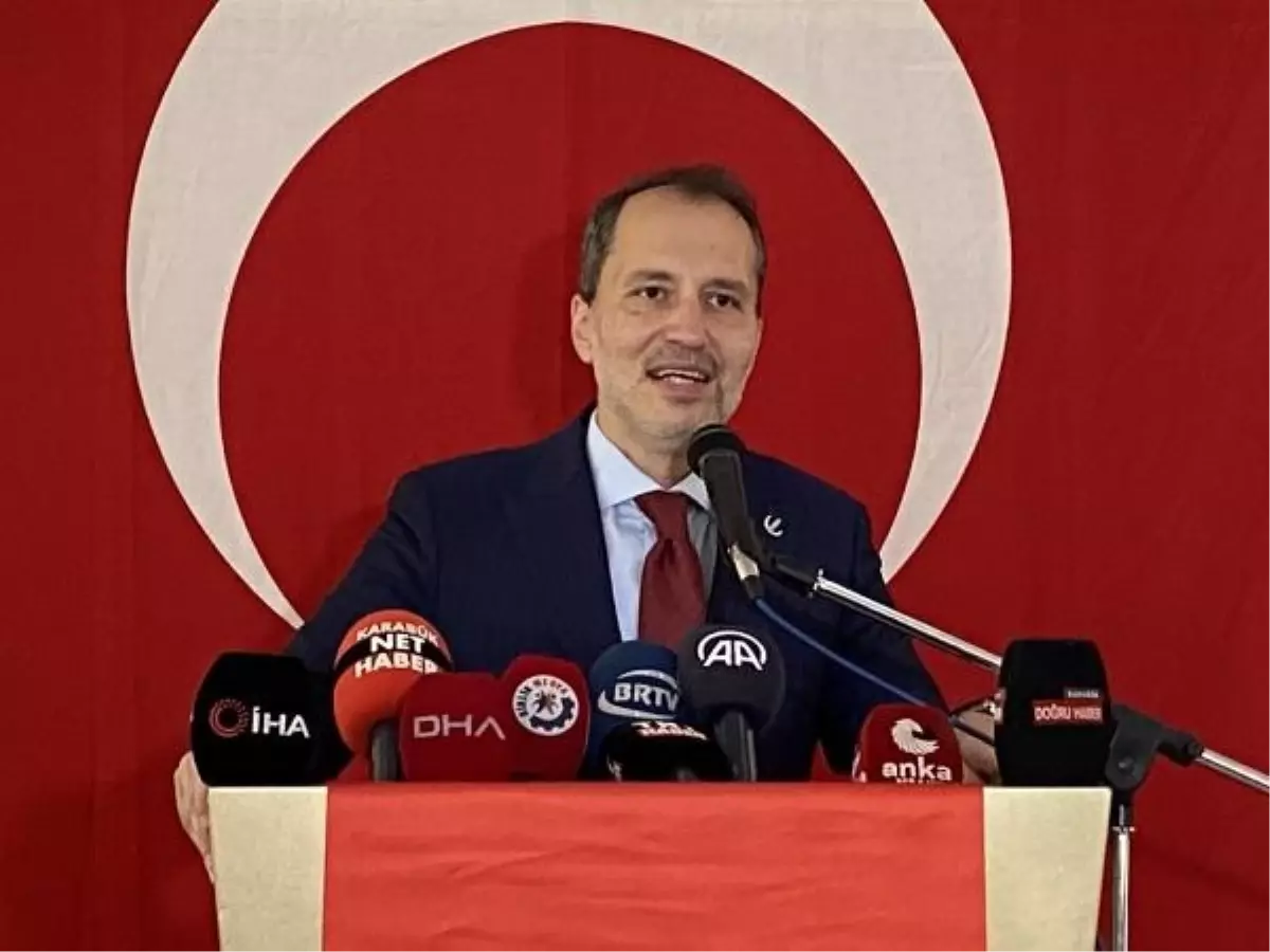 Yeniden Refah Partisi Genel Başkanı Fatih Erbakan: 'Borç aldığın müddetçe faizden kurtulmak mümkün olmaz'