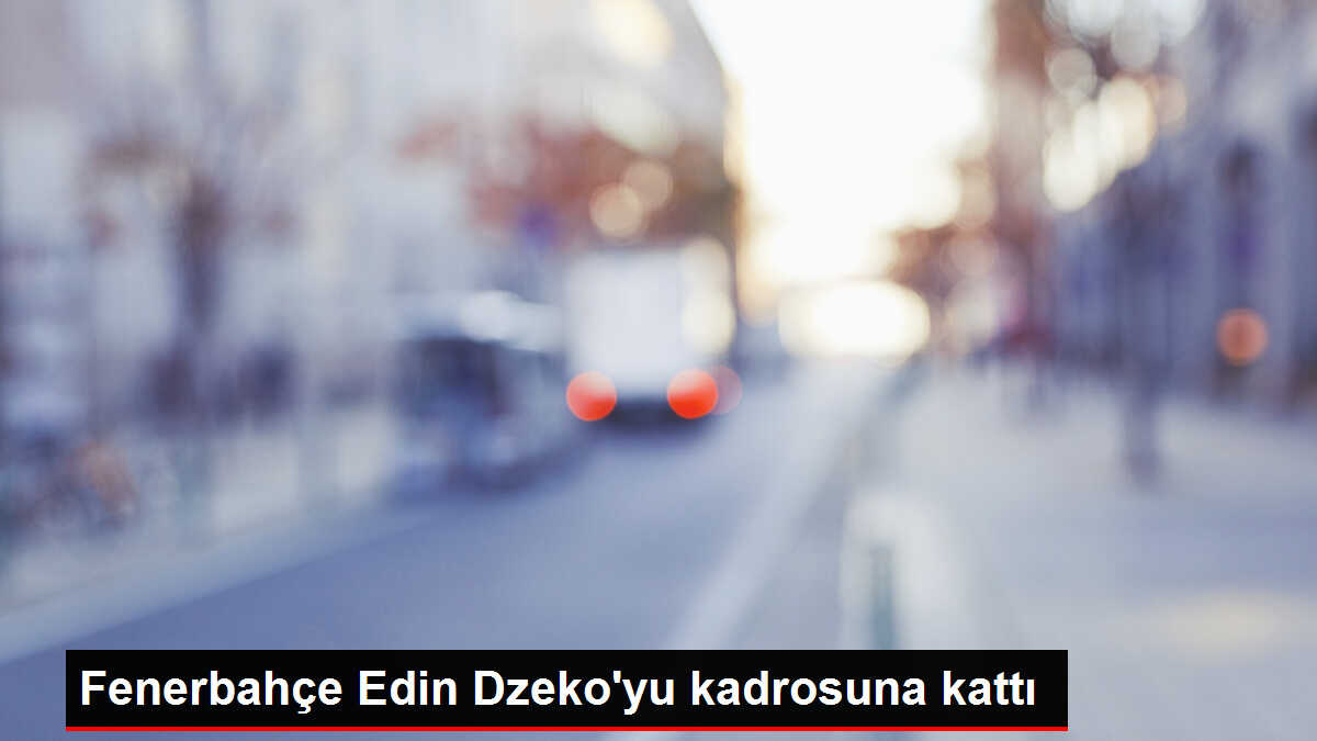 Fenerbahçe, Edin Dzeko'yu kadrosuna kattı