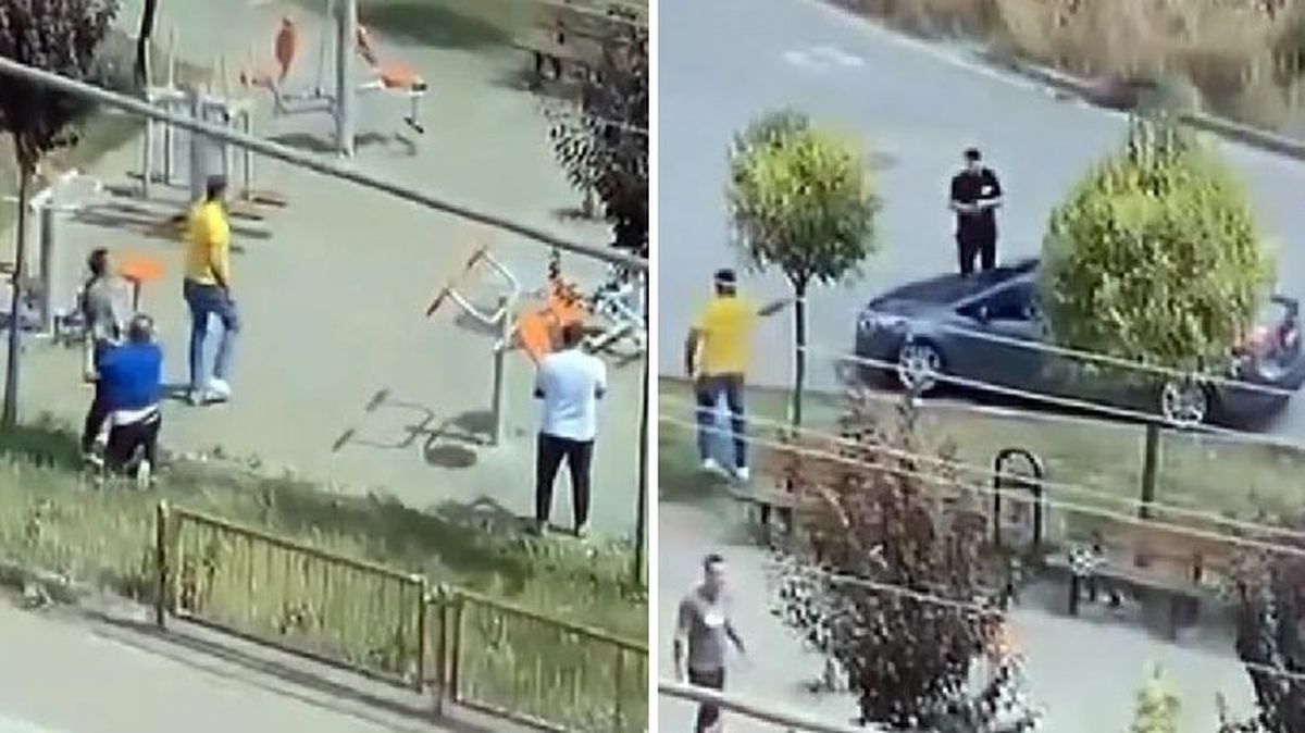 Çocuk parkında dehşet anları! Silahlı çatışma çıktı, 2 kişi yaralandı