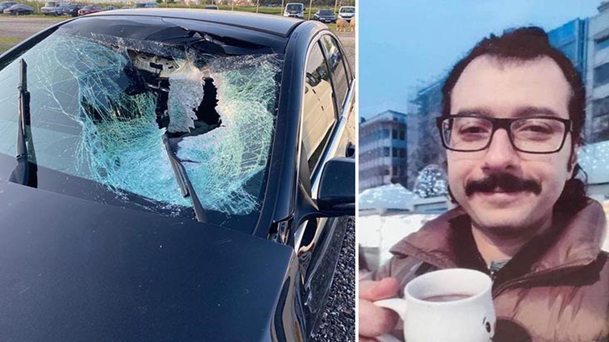 Pilot, otoyolda fırlayan taşın isabet etmesi sonucu hayatını kaybetti