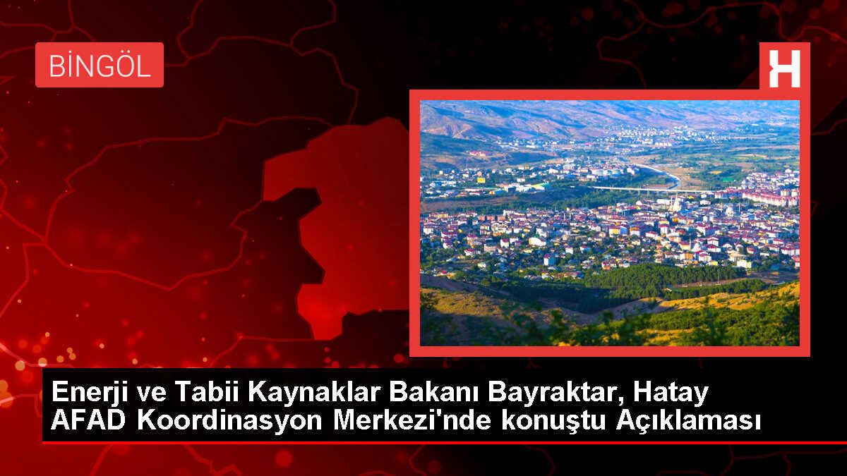 Bakan Bayraktar: Deprem bölgelerinde inşa ve ihya faaliyetlerine devam edeceğiz