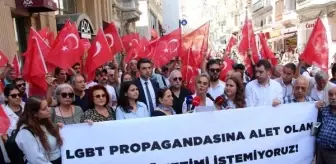 İstanbul Barosu üyeleri 'Onur Haftası LGBTİ+ Hakları Paneli'ni iptal etmek için eylem yaptı