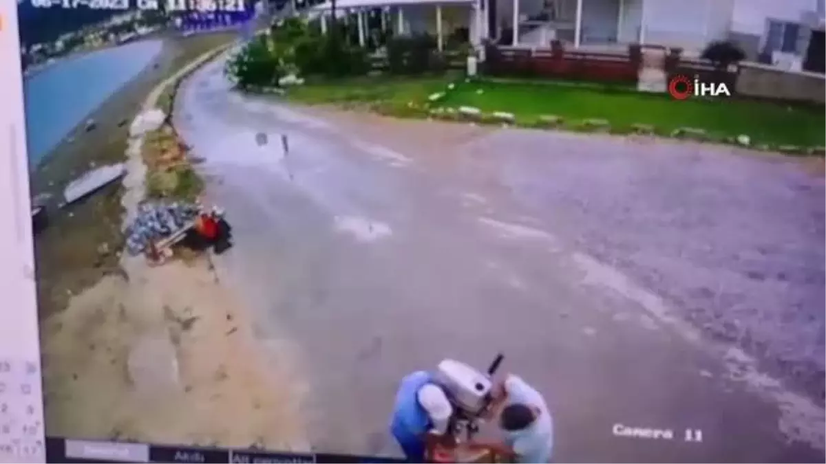 İzmir'de tekne motoru hırsızlığı: Kıyıya çektikleri teknenin motorunu çaldılar