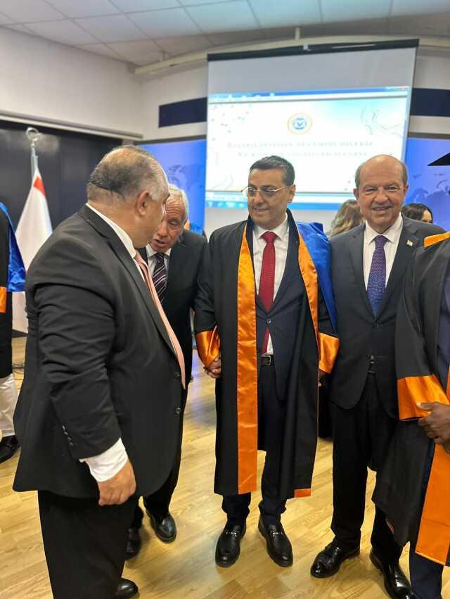 AK Parti İstanbul Milletvekili Av. Serkan Bayram'a Onbeş Kasım Kıbrıs Üniversitesi tarafından 'Fahri Doktora' unvanı verildi AK Parti İstanbul Milletvekili Av. Serkan Bayram'a Onbeş Kasım Kıbrıs Üniversitesi tarafından 'Fahri Doktora' unvanı verildi