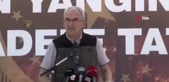 Bakan Yumaklı: 'Yangına müdahale süresinde hedef, 10 dakika'