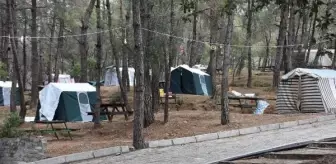 Kurban Bayramı tatilinde çadır ve karavan kampları tercih ediliyor