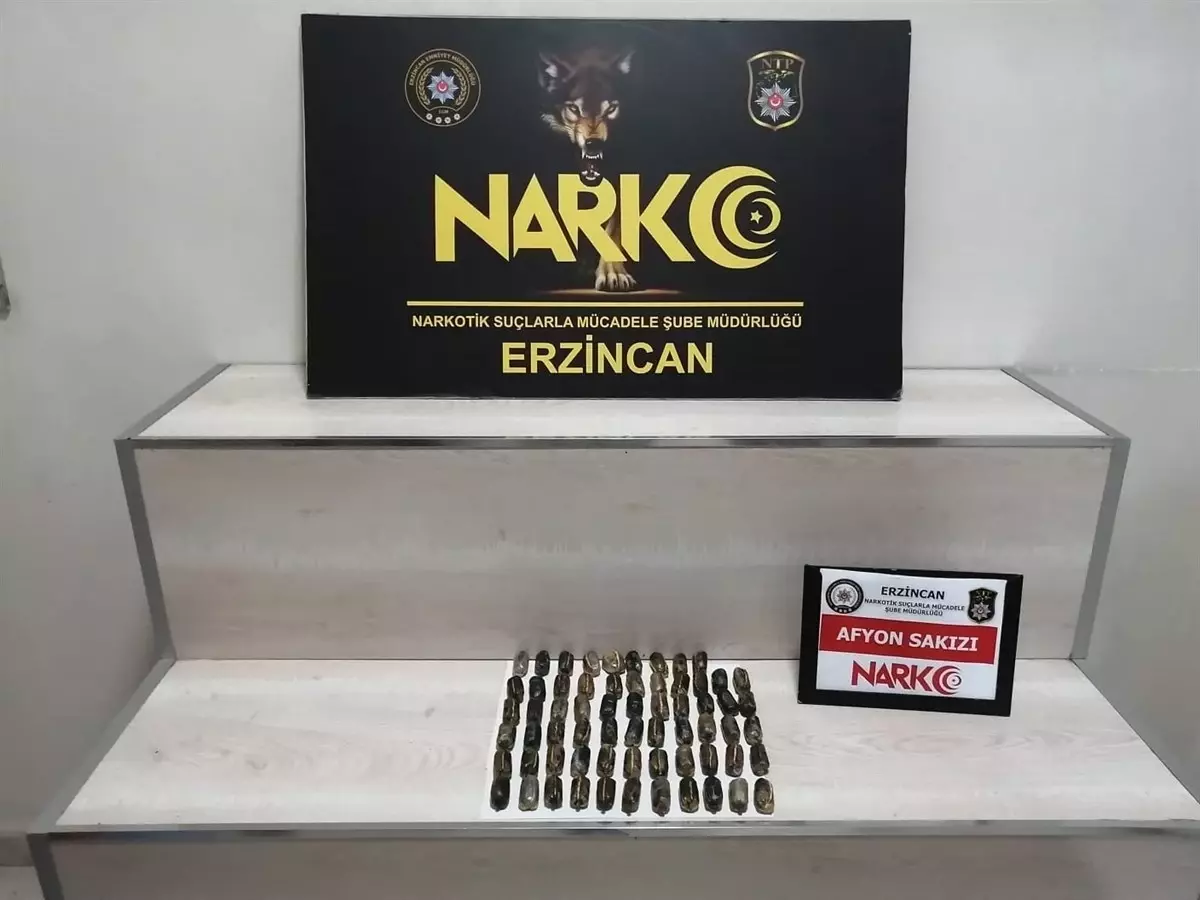 Erzincan'da Uyuşturucu Operasyonu: İran Uyruklu Şüpheli Tutuklandı