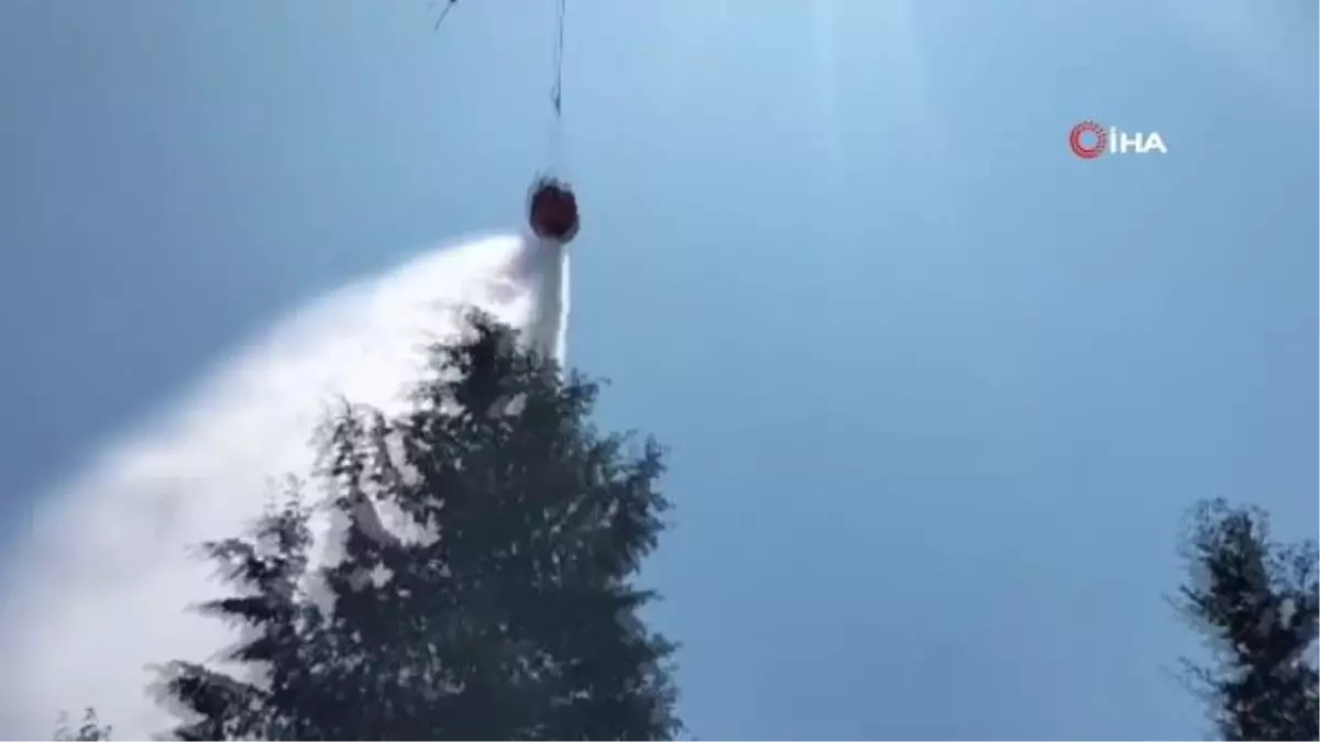 Osmaniye'de orman yangını, ekipler havadan ve karadan müdahale etti
