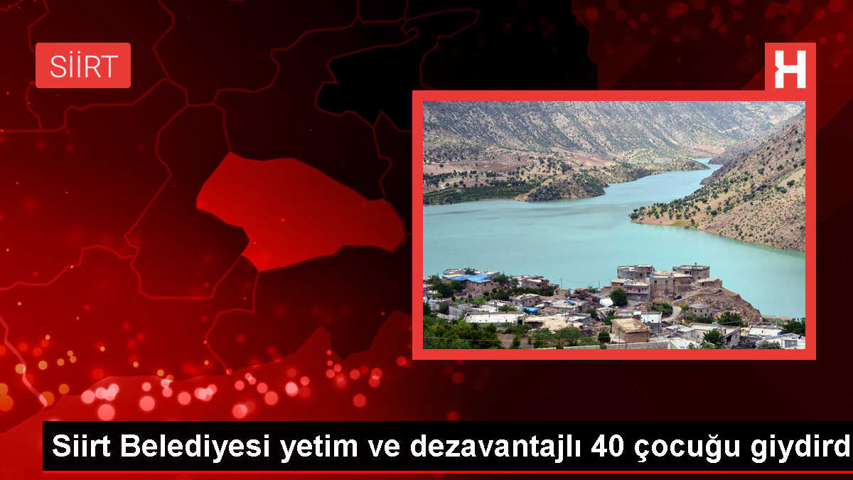 Siirt Belediyesi İhtiyaç Sahibi Çocuklara Bayramlık Aldı